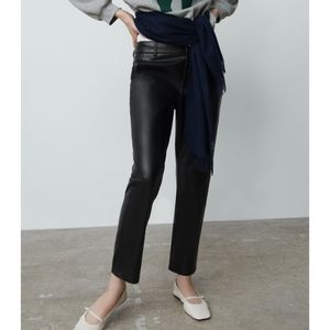 Zara Faux Leather Pants